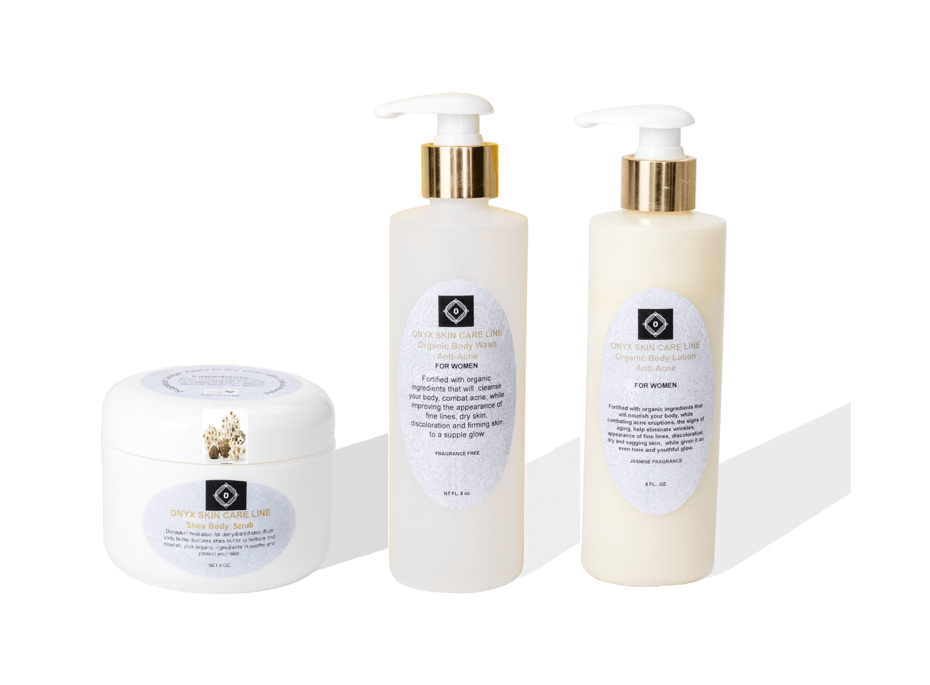 THREE STEP ANTI-ACNE BODY SYSTEM - Six Fragrances - for WOMEN-0